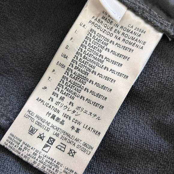 Diesel Fringi-Ne Denim Jean Jacket ASO Elena Gilbert - Picture 11 of 14